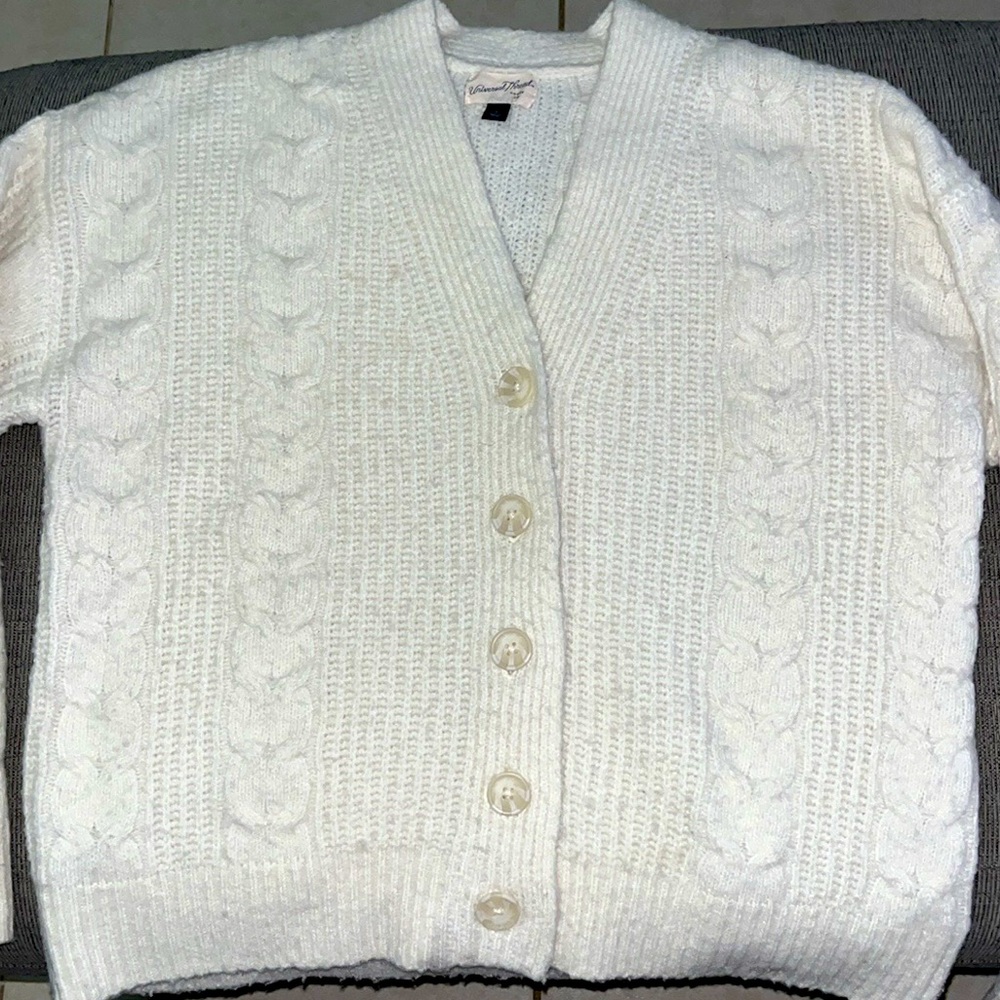 Universal Thread Oversized Cable Knit Cardigan - image 3